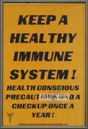 KEEP A HEALTHY IMMUNE SYSTEM