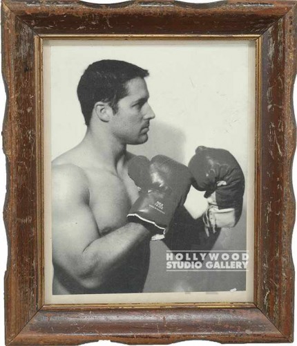 8X10 B/W BOXING PHOTO
