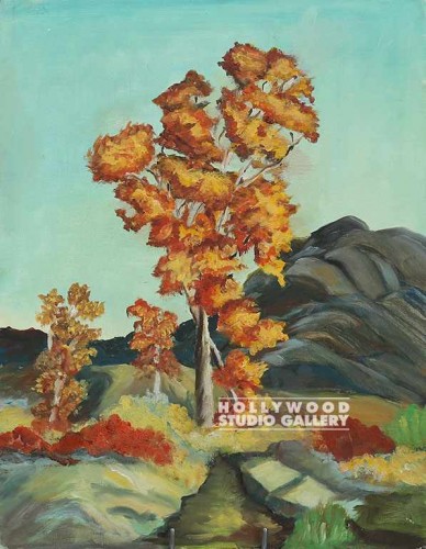 18X14 AVIS/GOLDEN TREES/SCAPE