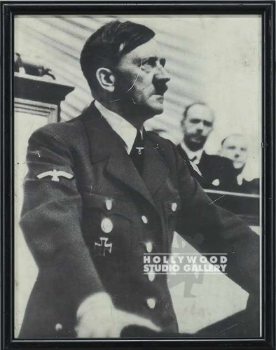 13x10 LG. B W HITLER Blck Frm