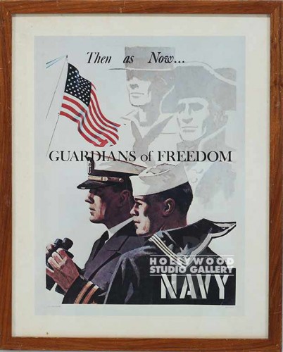 22x17 Guardian of Freedom NAVY Brwn