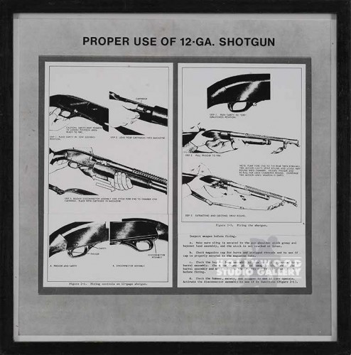 18X18 PROPER USE/12-GA. SHOTGUN/FRM
