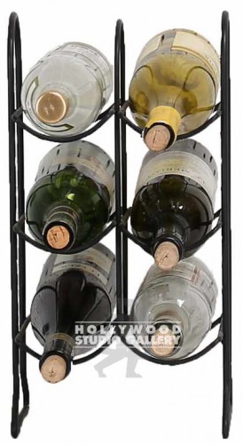 16 WINE RACK W 6 BOTTLES