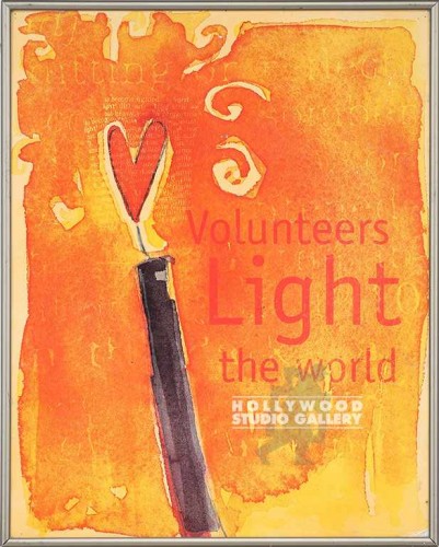 20X16 MTL FRM/VOLUNTRS LIGHTWORLD