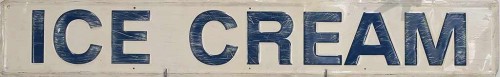8x48 Ice Cream Sign