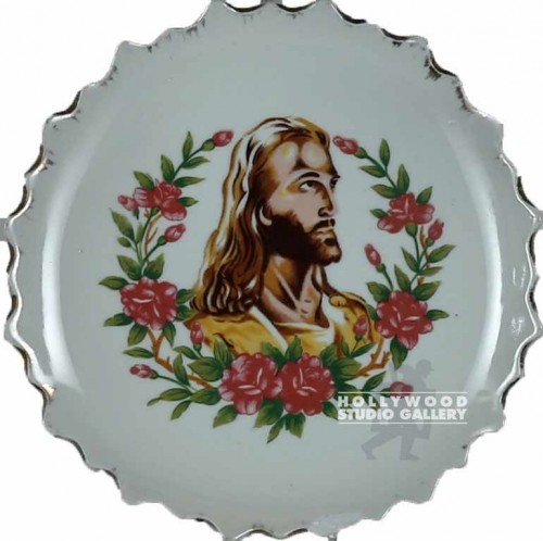 Small Plate/Ceramic Jesus Christ 7" DIA.