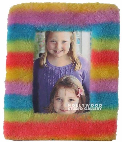7X6 TABLETOP 2 LIL GIRLS FUZZY FRME