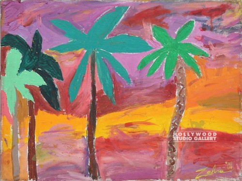 18X24 MISSY/HARRIS PLAM TREE ORIG.