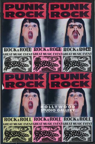 35X22 PUNK ROCK PSTR BY JJ/