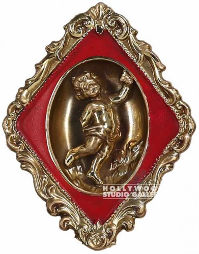 8x6 3-D PLASTER CUPID/DIAMOND