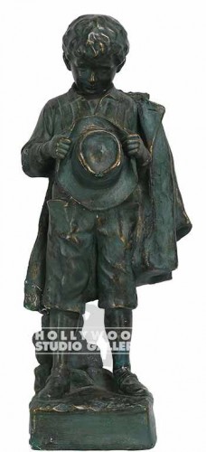 21" GREEN STATUE LIL BOY/HEAVY