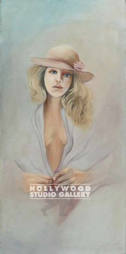 15X30AVIS/YOUNG LADY/HAT/UNFRMD CNV