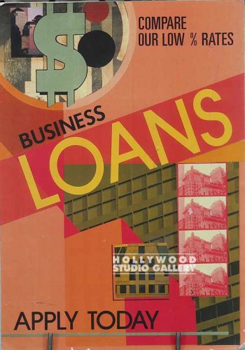 14X10 BUSINESS LOANS MOUNTED SIGN