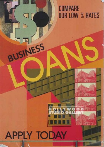 14X10 BUSINESS LOANS MOUNTED SIGN