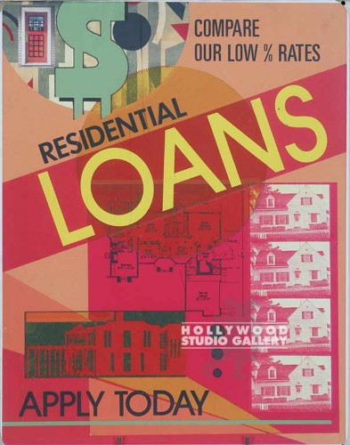 28X22RESIDENTIAL LOANS MOUNTED SIGN