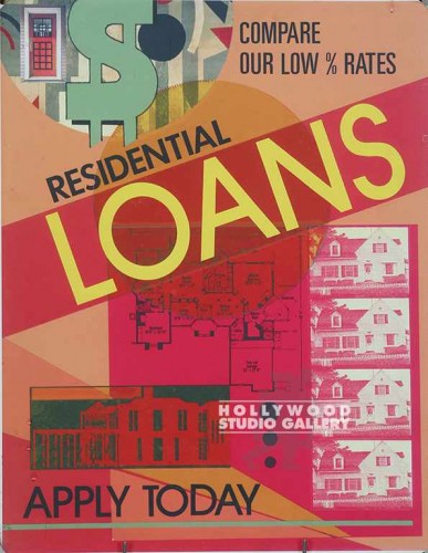 28X20RESIDENTIAL LOANS MOUNTED SIGN