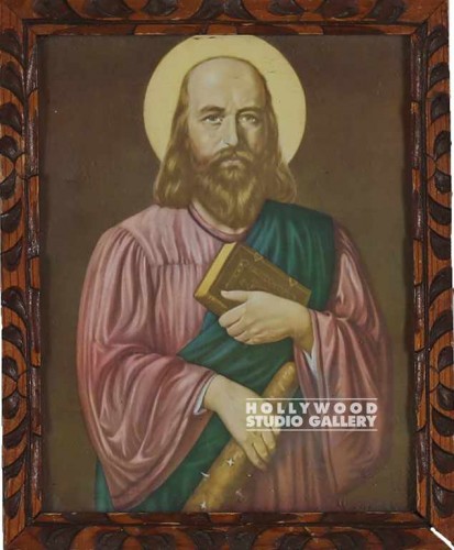 9X11 RELIGIOUS PRINT/WOOD FRAME