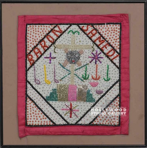 18X19 FRAMED VOODOO TAPESTRY