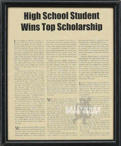 9X12 HIGH SCHOOL STUDENT AWRD