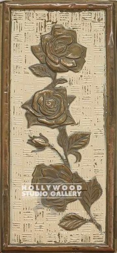 6X15 3-D METAL FLOWERS/FRMD