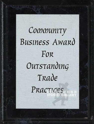 6X8COMM. AWARD OUTSTANDING PLAQUE