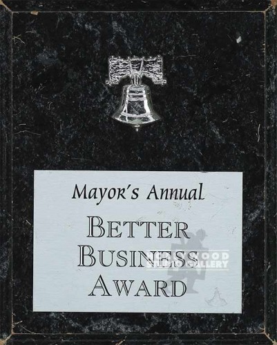 8X10 MAYOR`S AWARD BETTER.. PLAQUE