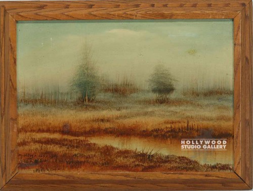 24X32 70`S LANDSCAPE/OAK FRAME