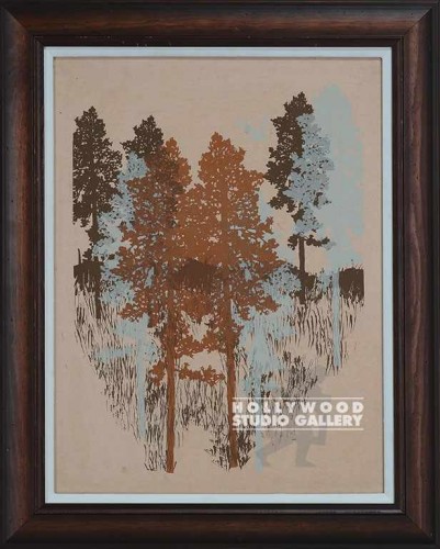 29X23 70`S TREE LANDSCAPE/BRWN FRM