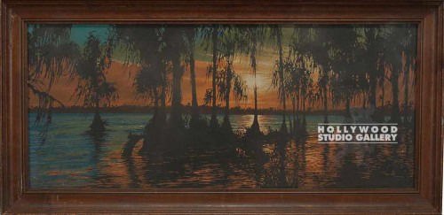 23X47 SILKSCREEN PERIOD SWAMP