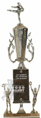 22" WINGED WOMAN TROPHY W/CUP