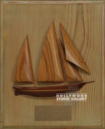 11X9 SAILBOAT PLAQUE/COMMANDER