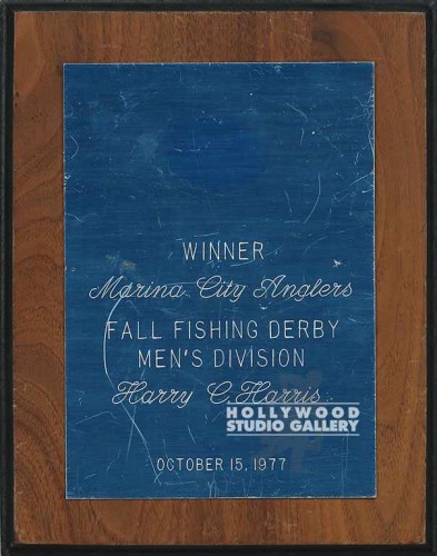 9X7 FALL DERBY PLAQUE