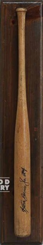 38x7x3" WOODEN BASEBALL BAT MNTD/WOOD