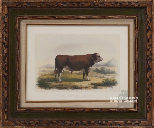20X24 70`S GRN/CARVED FRAME