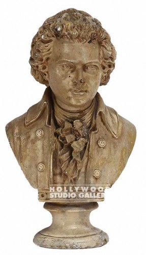 11" PLASTER BUST OF MOZART