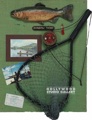 25X20 FISHING COLLAGE/3-D