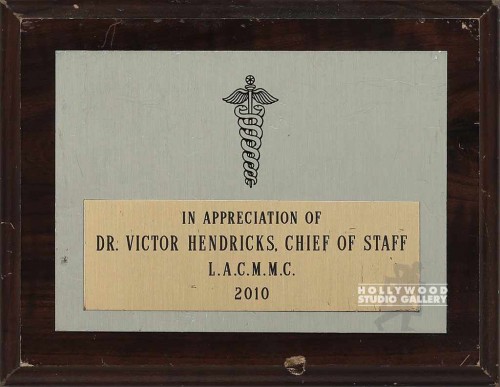 7X9 MED.PLAQUE/OUTSTANDING SERVICE