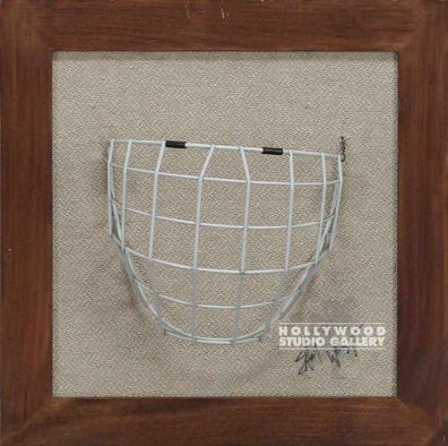 15X15 WHITE/HOCKEY FACE MASK/MTD.