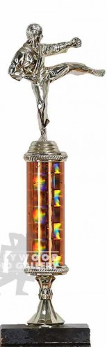 15" KARATE TROPHY/ORANGE