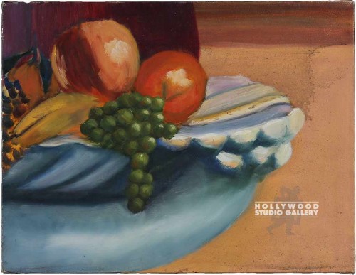 14x18 WORK IN PROGRESS/FRUIT/BOWL