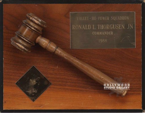 9X7 MILITARY/GAVEL PLAQUE/ANCHOR