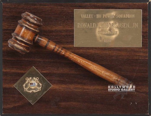 7X9 MILITARY/GAVEL/PLAQUE/ANCHOR