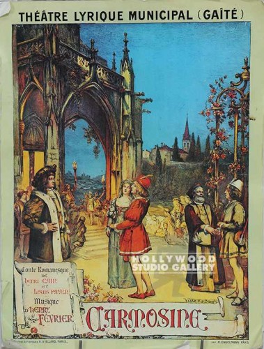 24X18 CARMEN OPERA POSTER-MOUNTED