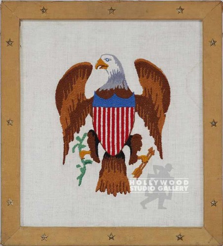 20X18 EAGLE NEEDLEPOINT-STAR FRAME