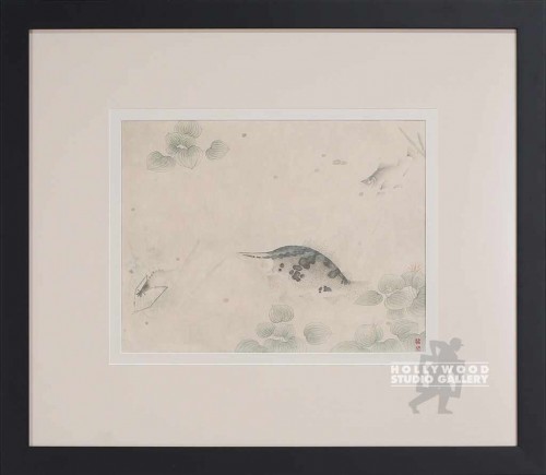 26X30 ASIAN COY FISH PRINT/ BIG MAT