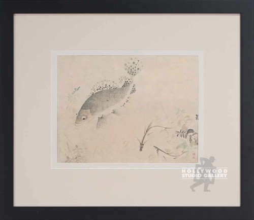 26X30 ASIAN COY FISH PRINT/ BIG MAT