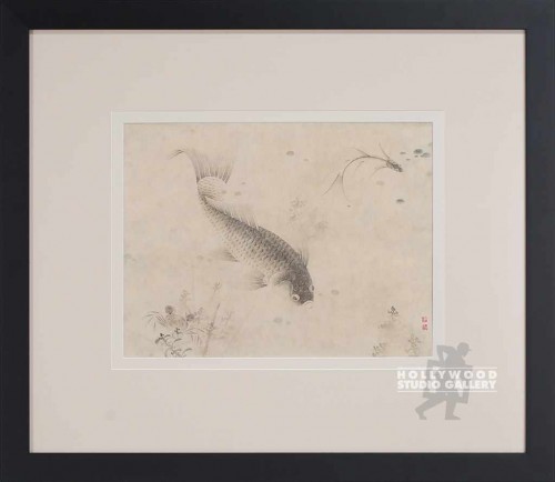 26X30 ASIAN COY FISH PRINT/ BIG MAT