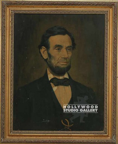 33x27 Abe Lincoln Portrait/Gold Frm