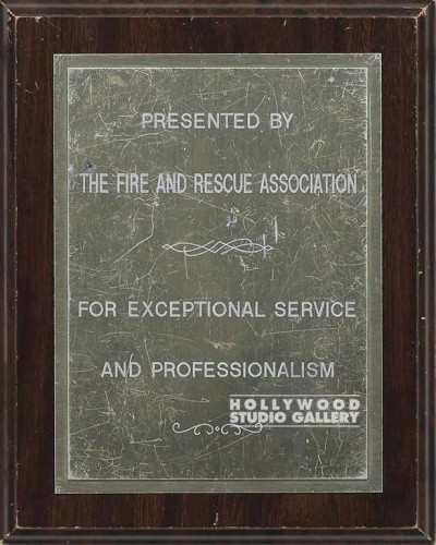 10X8 Fire Rescue Plaque