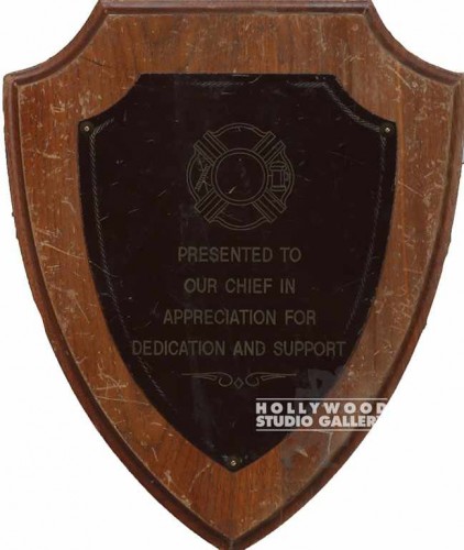 10x9 Plaque Fire Chief Award